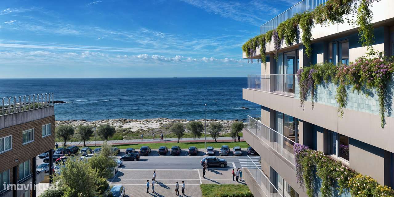 T3 1ª linha de mar -Marginal Canidelo-0