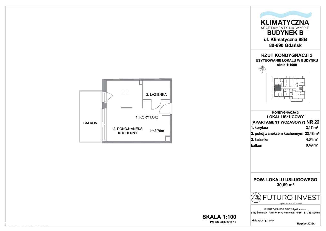 Apartamenty na Wyspie Sobieszewskiej B3/22 - Pełny obrazek: 2/7