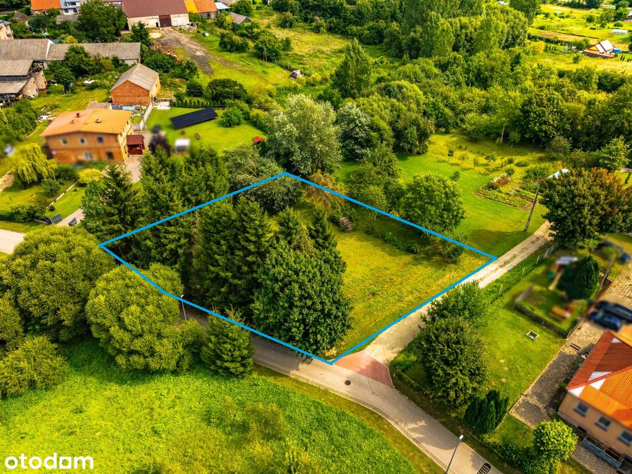 Działka z pozwoleniem na budowę i projektem niewielkiego domu! - Pełny obrazek: 4/9