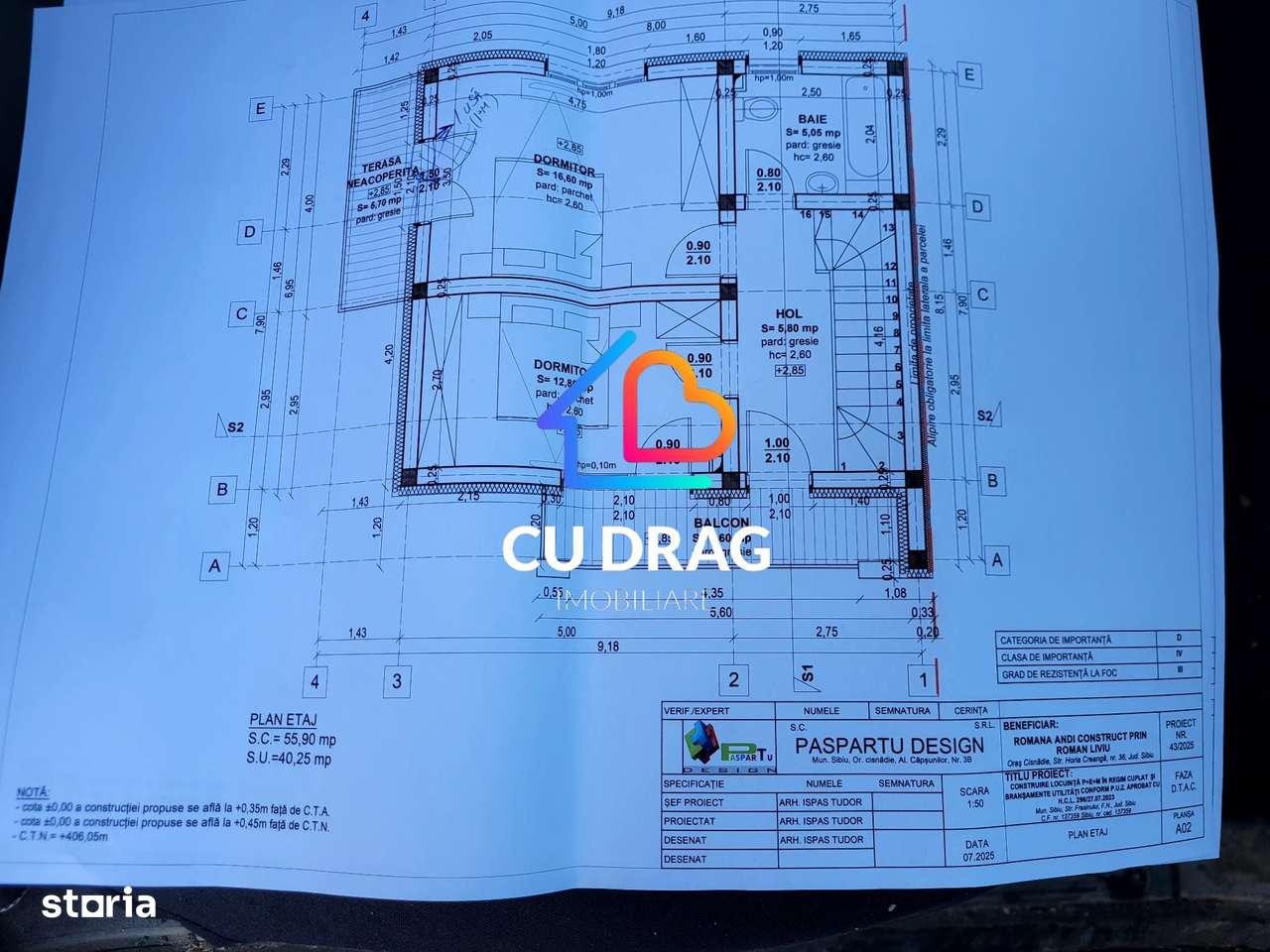Duplex nou 4 camere - in apropierea zonei Lupeni, Sibiu sup utila 109 - Imagine principală: 4/4