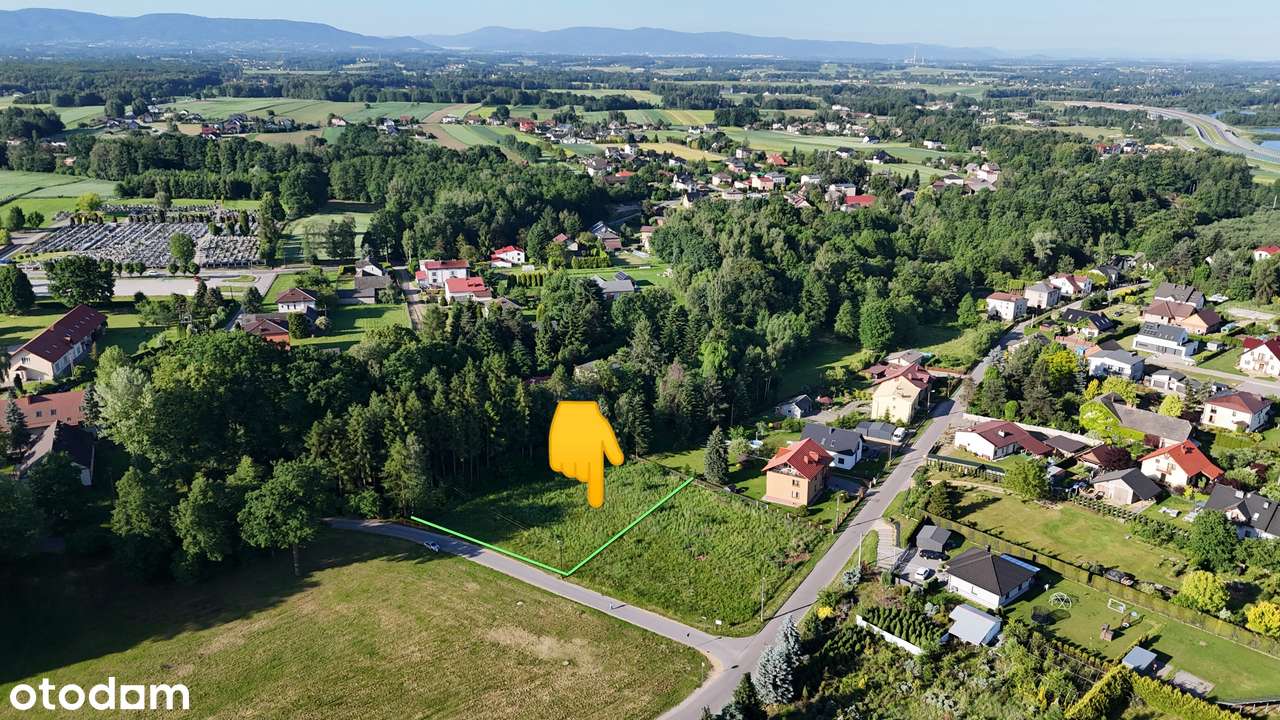 Idealna działka budowlana pod dom z możliwością prowadzenia usług.