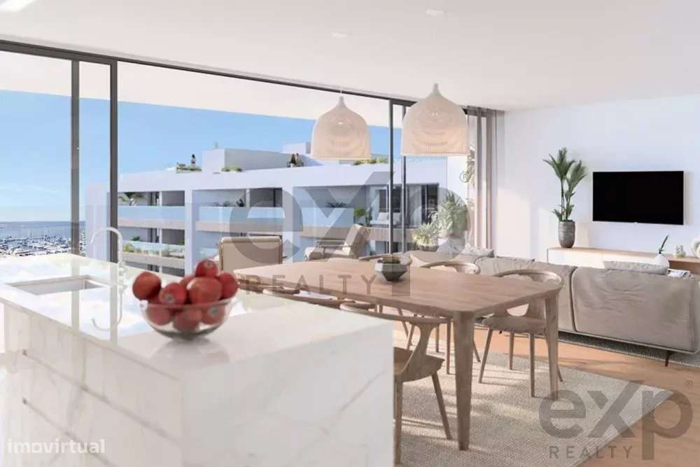 ELEGANTE E LUXUOSO T2 (BOA) EM MARINA OLHAO COM VISTA PARA AS ILHAS DO - Grande imagem: 5/11