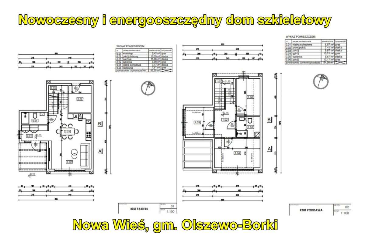 Dom szkieletowy | cisza + zieleń | Nowa Wieś-17