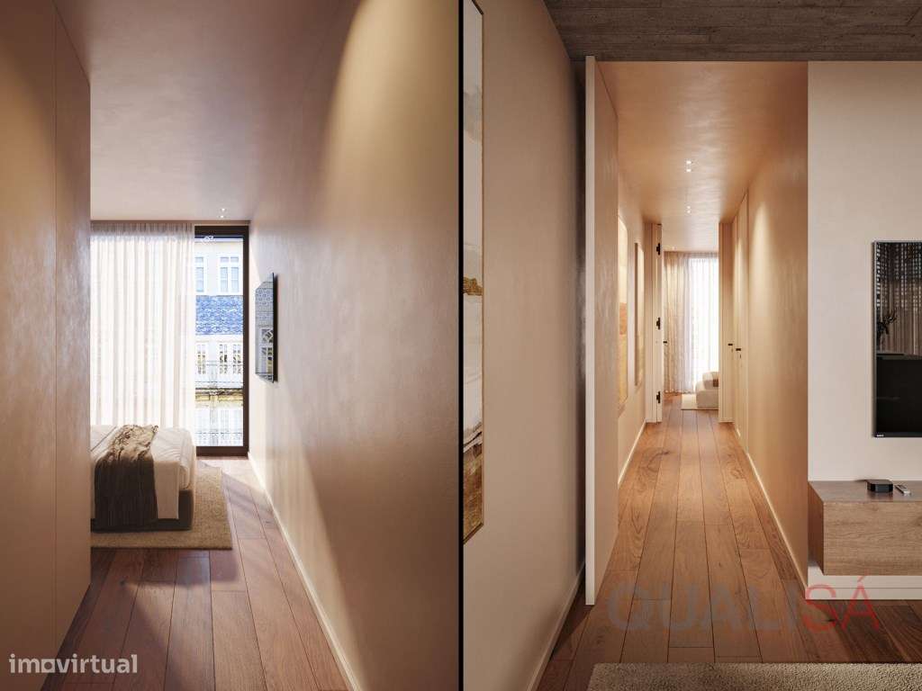 Apartamento T1 novo com varanda em empreendimento de luxo no centro...-7