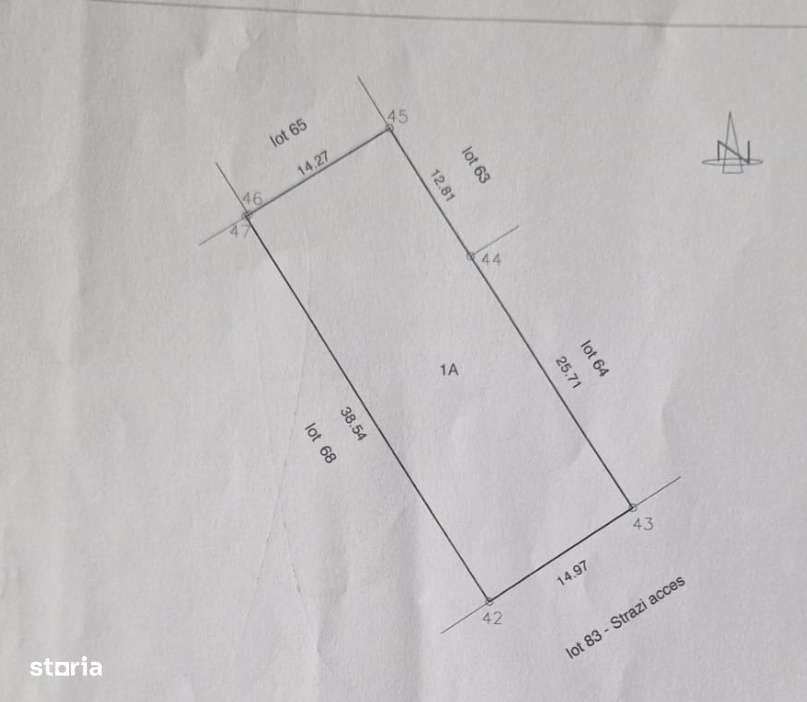 Teren cu suprafata de 569mp si deschidere de 15mp in Cumpana-3