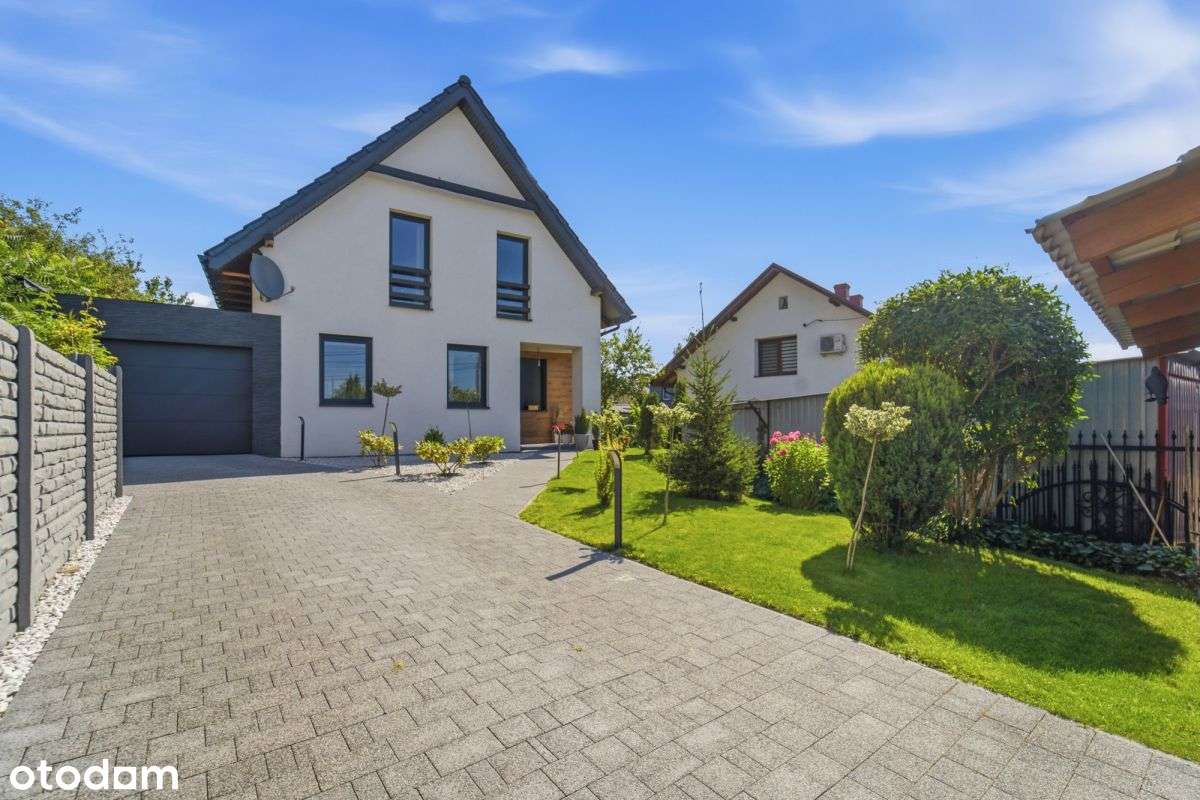 Przestronny dom z kominkiem, ogrzewanie podłogowe