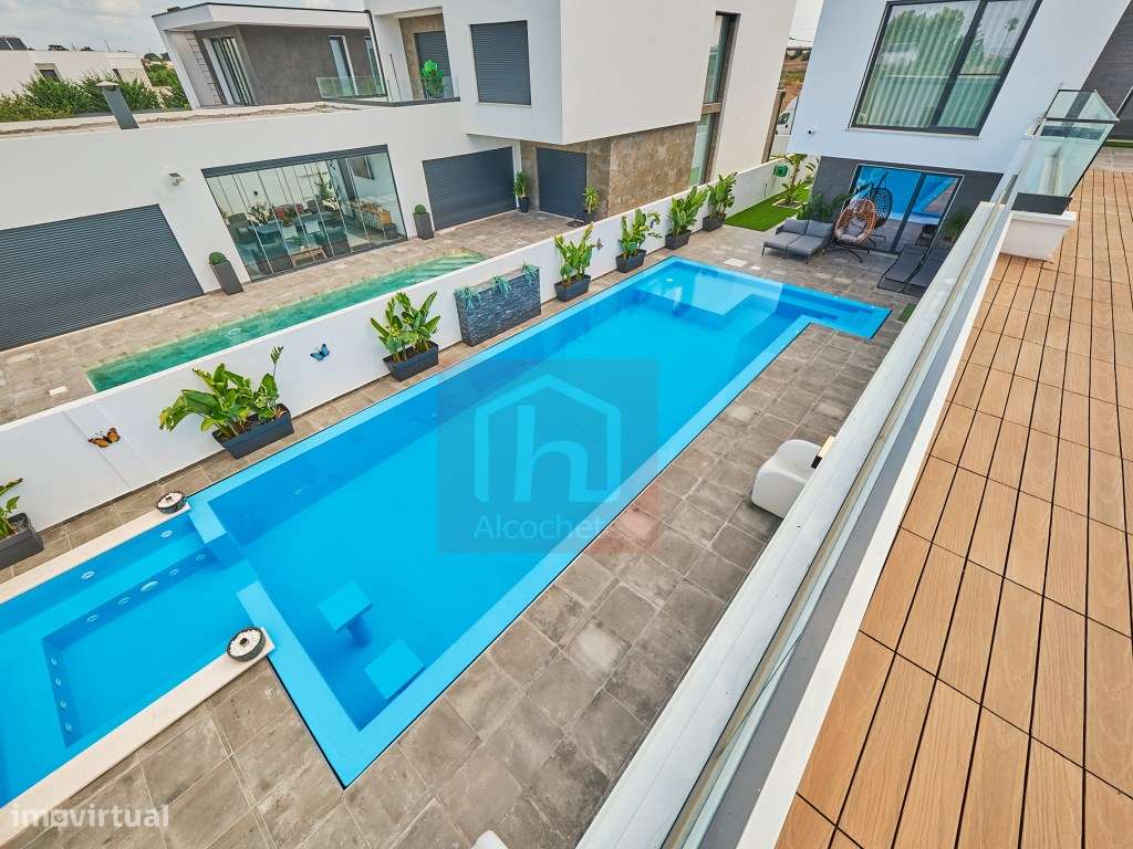 Moradia T5 de Luxo com Piscina Infinita Aquecida e Jacuzzi em Corte...-45