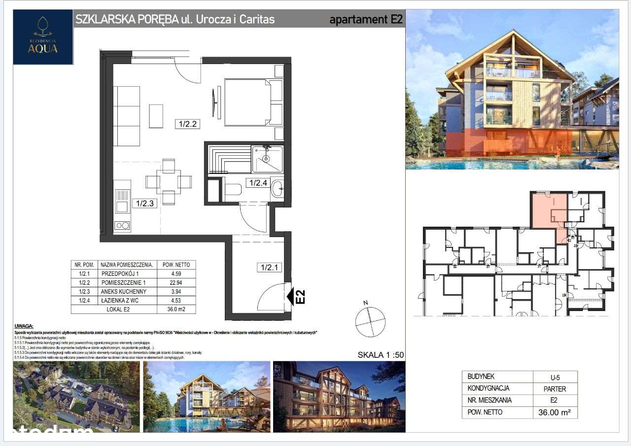 Rezydencja AQUA | bud. U5 | mieszkanie E02 - Pełny obrazek: 2/10