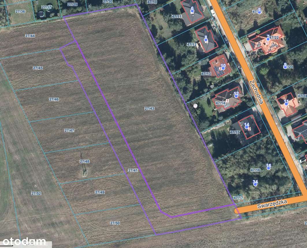 Duża działka pod zabudowę jednorodzinną i droga PRZETRG - Pełny obrazek: 5/6