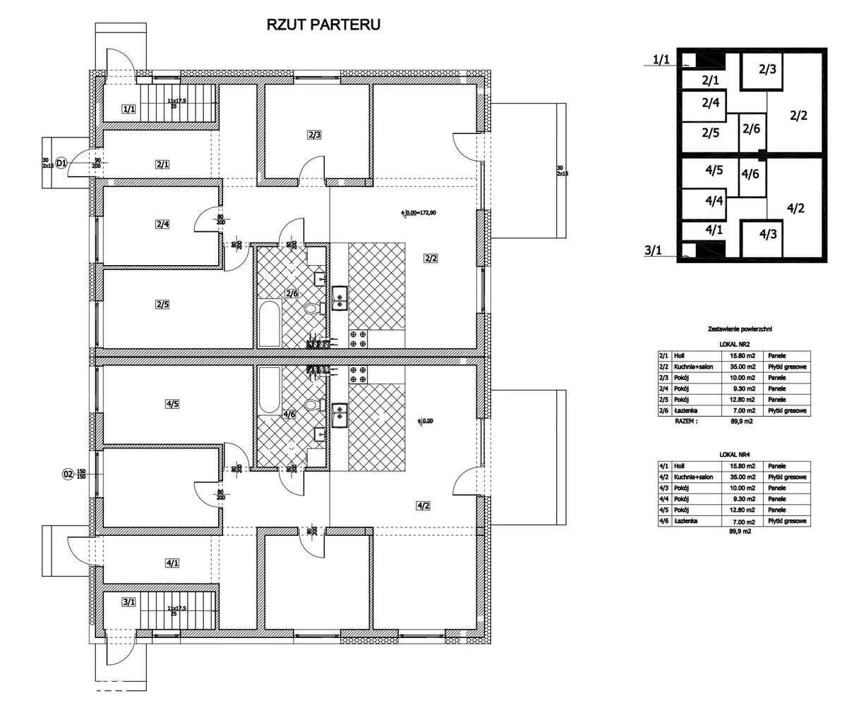 Mielec, ul. Spilarewicza, mieszkanie parter z ogródkiem 89m2 - Pełny obrazek: 5/11