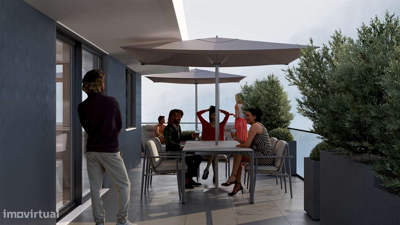 T3 Recuado Nascente/Poente/Sul - Varandas 149.3m2/ 2 Lugar de Garagem - Grande imagem: 5/34