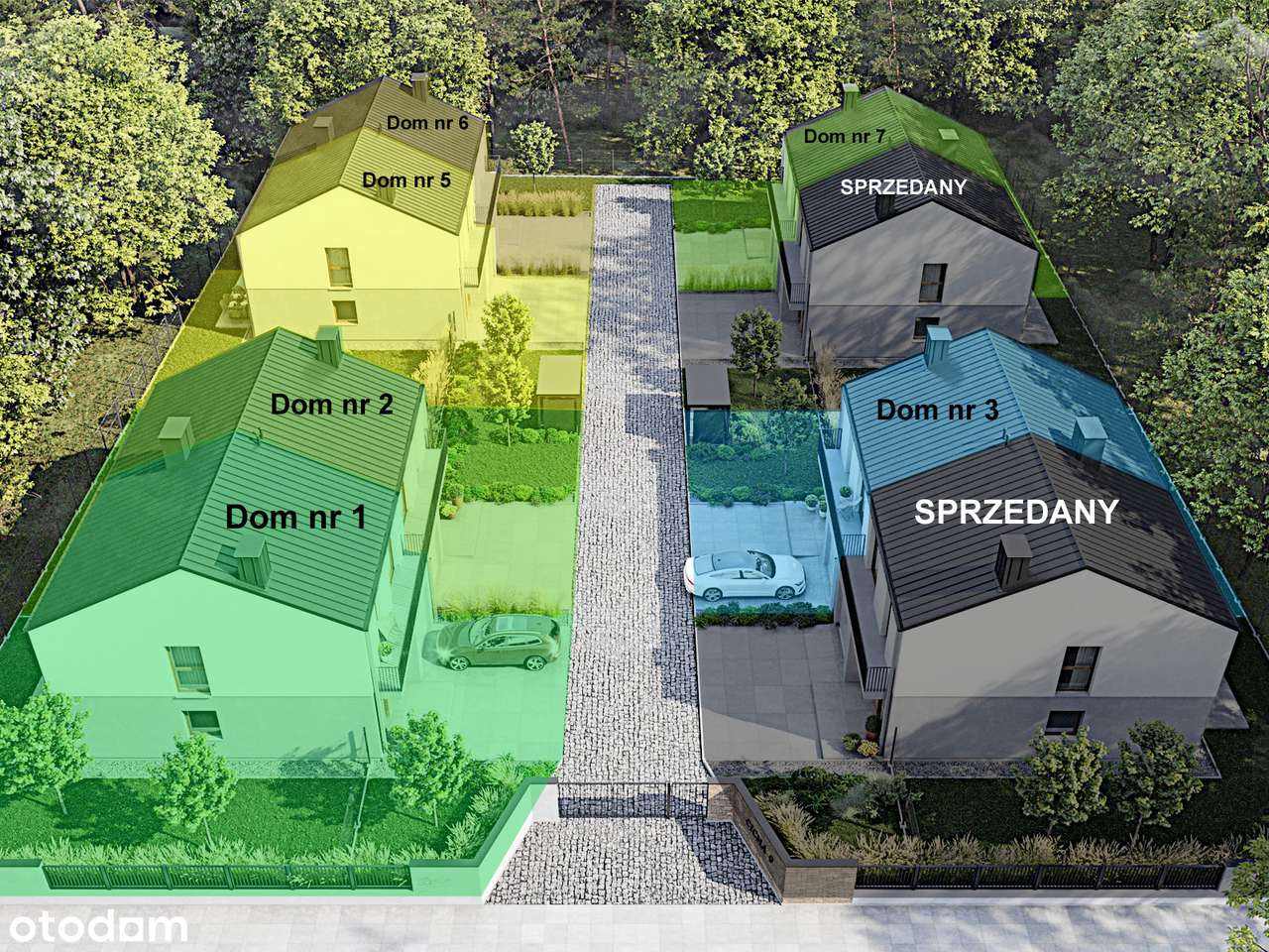 Domy-bliźniki w wysokim standardzie deweloperskim w Jedlni - Letnisko-1