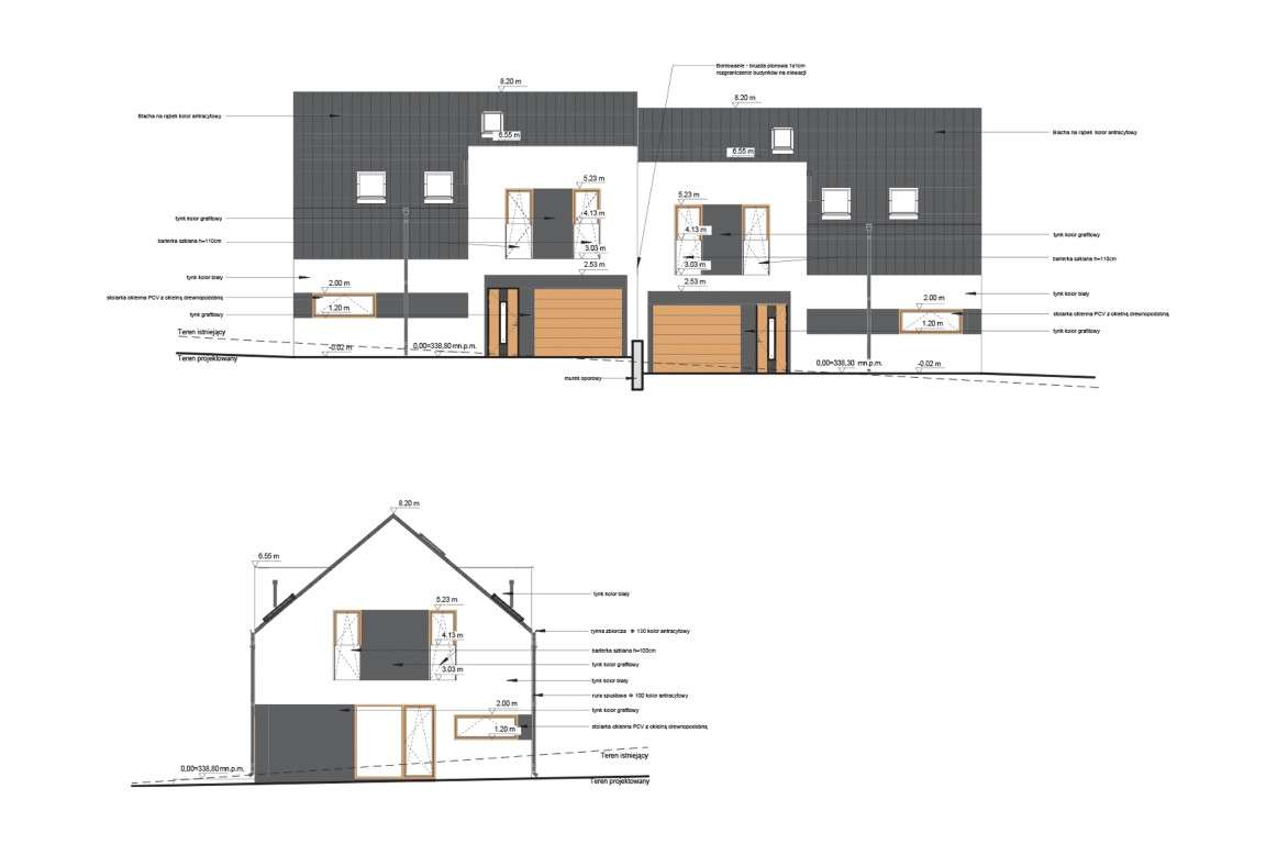 PnB, media, PUM 4864 m² – 1,59ha pod 37 domów, Przytkowice, na wzgórzu-10