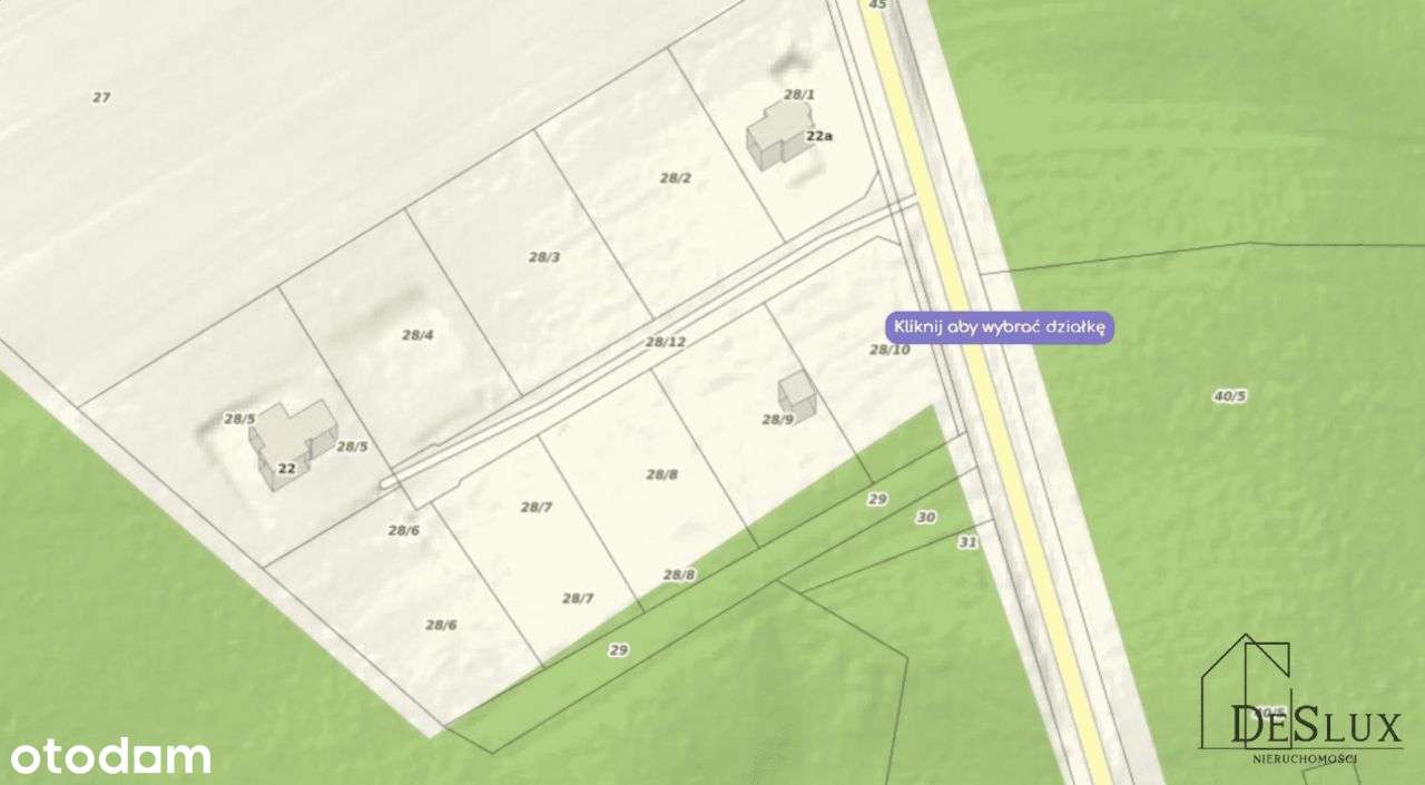 Działka gmina Linia obręb Osiek - Pełny obrazek: 4/6