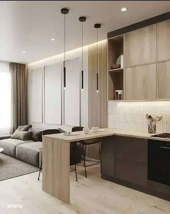 Garsonieră Modernă cu Balcon Panoramic in Ansamblu Premium - Imagine principală: 3/5