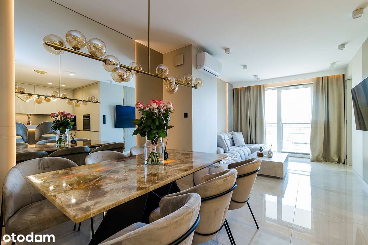 Luksusowy Penthouse z tarasem i widokiem na Warszawę - Pełny obrazek: 4/18