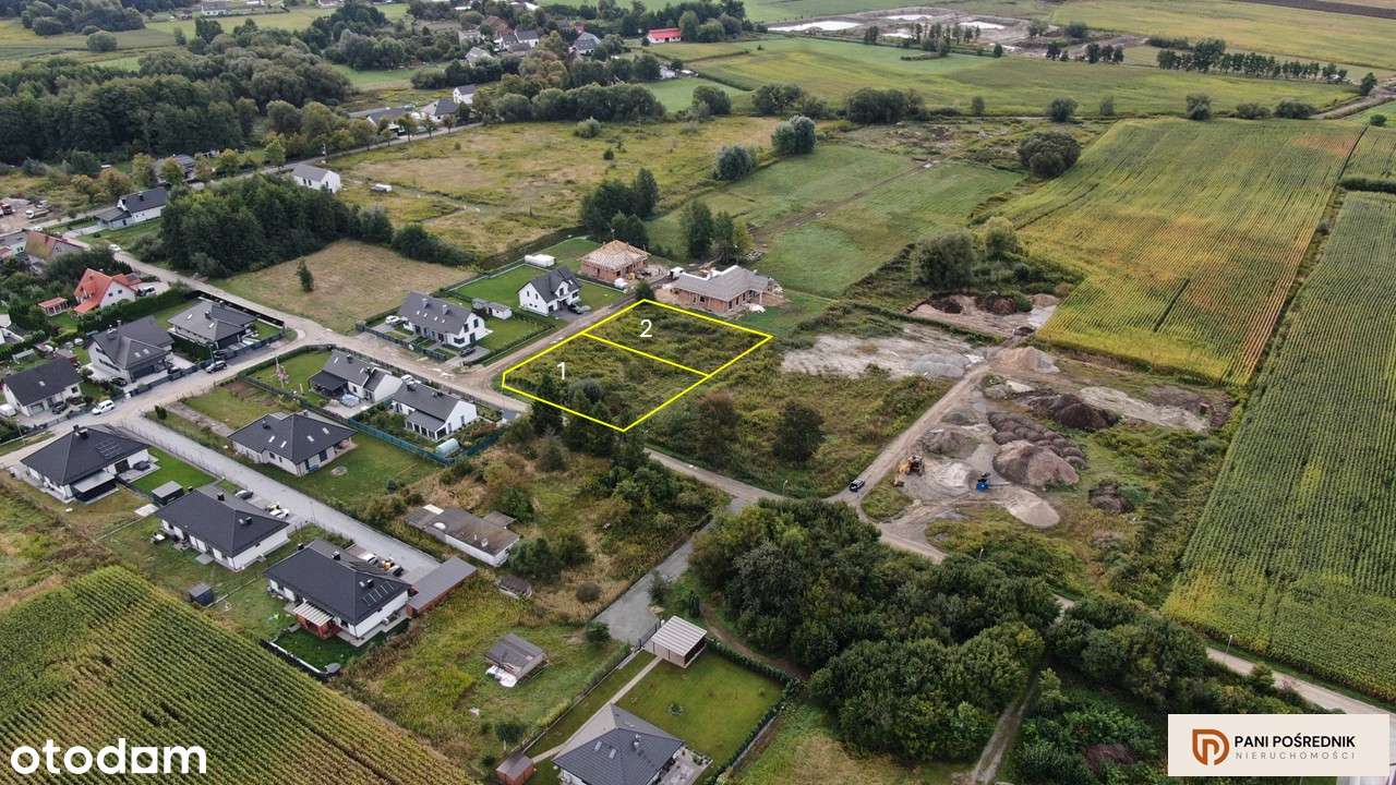 Brzezia Łąka | gm. Długołęka | Działka budowlana | MPZP-2