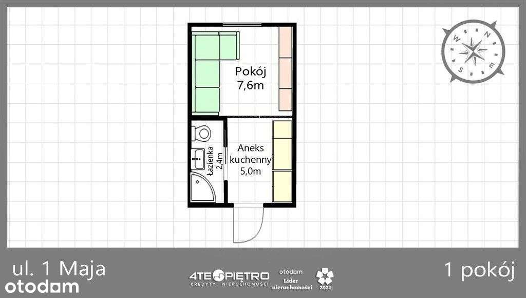 Kompaktowa kawalerka w kamienicy z dużą piwnicą-10
