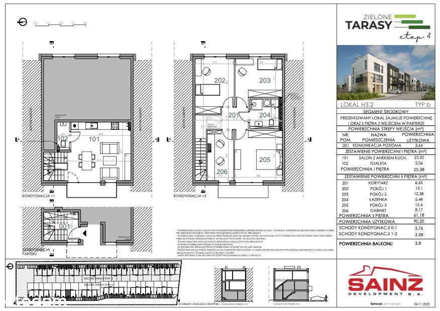 Dwupoziomowe M5 90m2 z miejscem postojowym w cenie-8