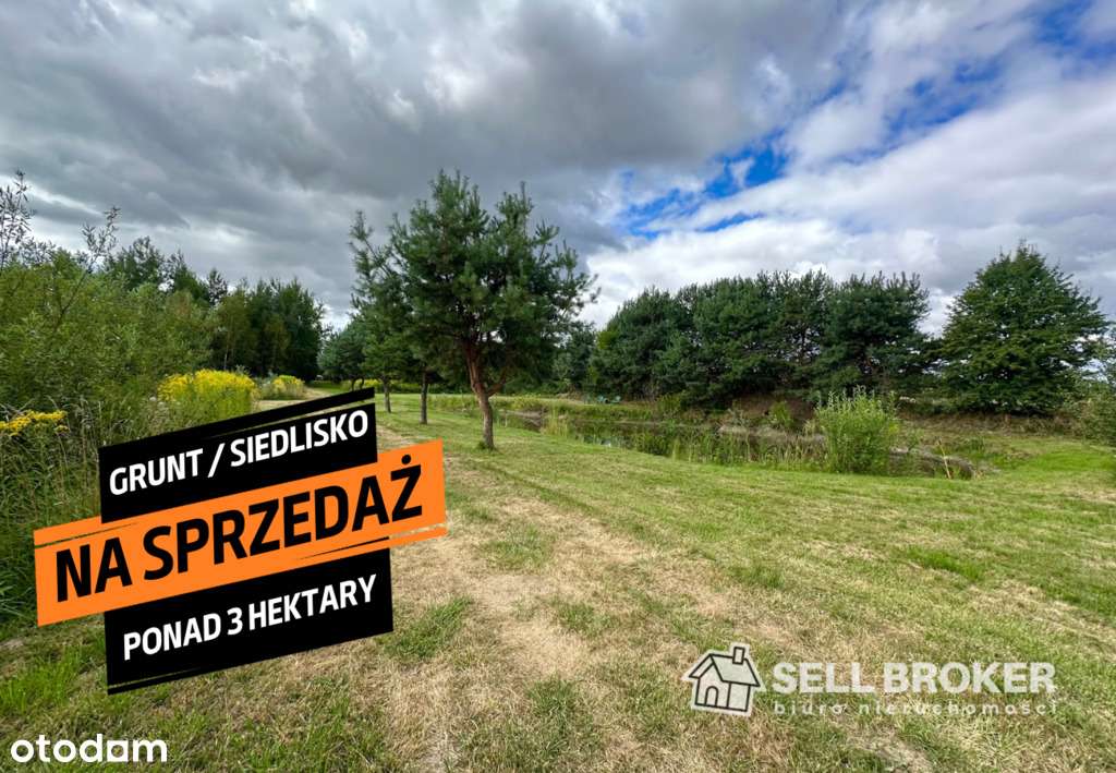 Działka / siedlisko 35 min. od Wawy - 31 439 m2