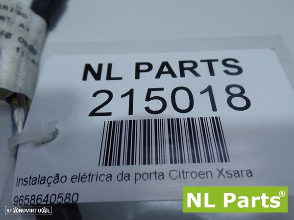 Instalação elétrica da porta Citroen Xsara 9658640580 - 7