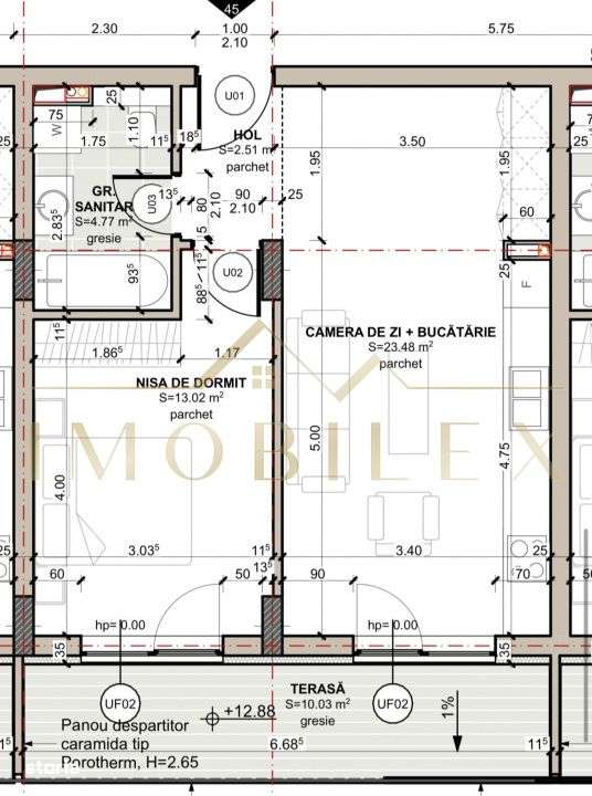 Apartament 2 camere FINISAT NOU, bloc nou, zona Eroilor-2