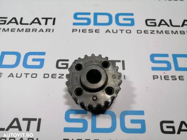 Pinion Roata Fulie Vibrochen Volkswagen Caddy 1.9 TDI BJB 2004 - 2011 Cod 038105263F - 1