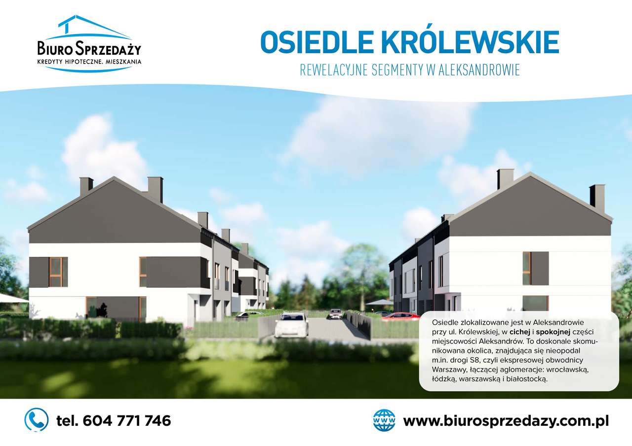 SKRAJNY SEGMENT Z DUŻĄ DZIAŁKĄ+GARAŻ+PODJAZD+PODDASZE - Pełny obrazek: 5/9