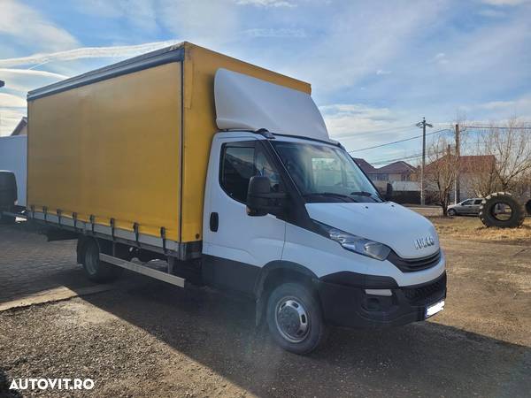 Iveco Daily 35-150 platforma cu obloane si prelata culisanta 10 europaleti, AC, finantare leasing, istoric service - 6