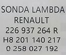 NOWA ORG SONDA LAMBDA MERCEDES / RENAULT / DACIA - 226937264R - 4