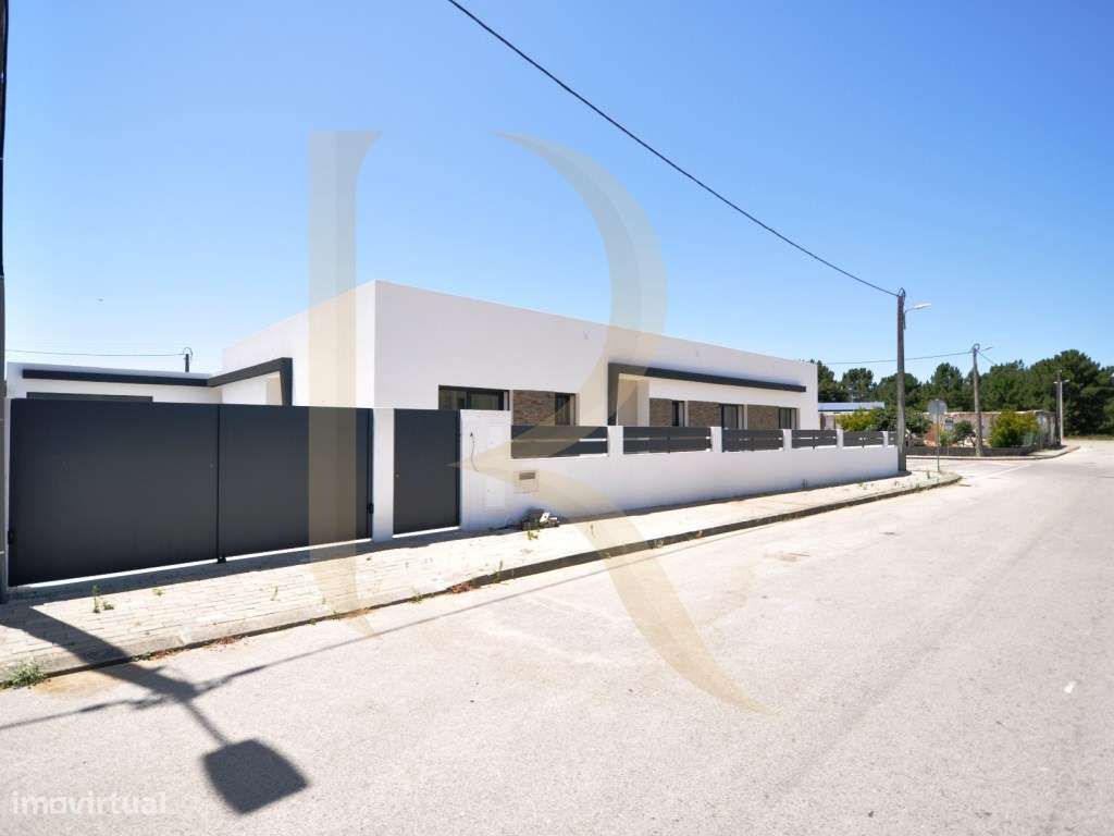 Moradia isolada térrea nova T3 com piscina e garagem na Quinta da M...-6