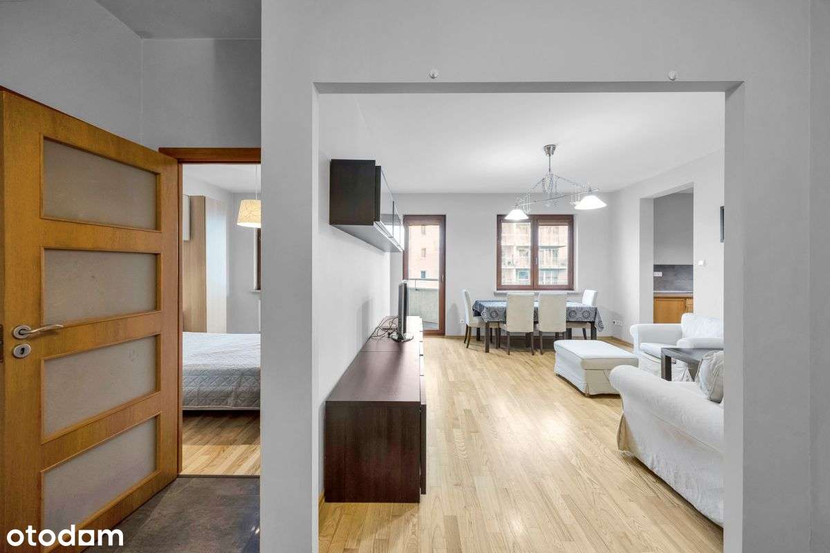 Przestronny apartament 61m2 przy Metrze Wilanowska-4