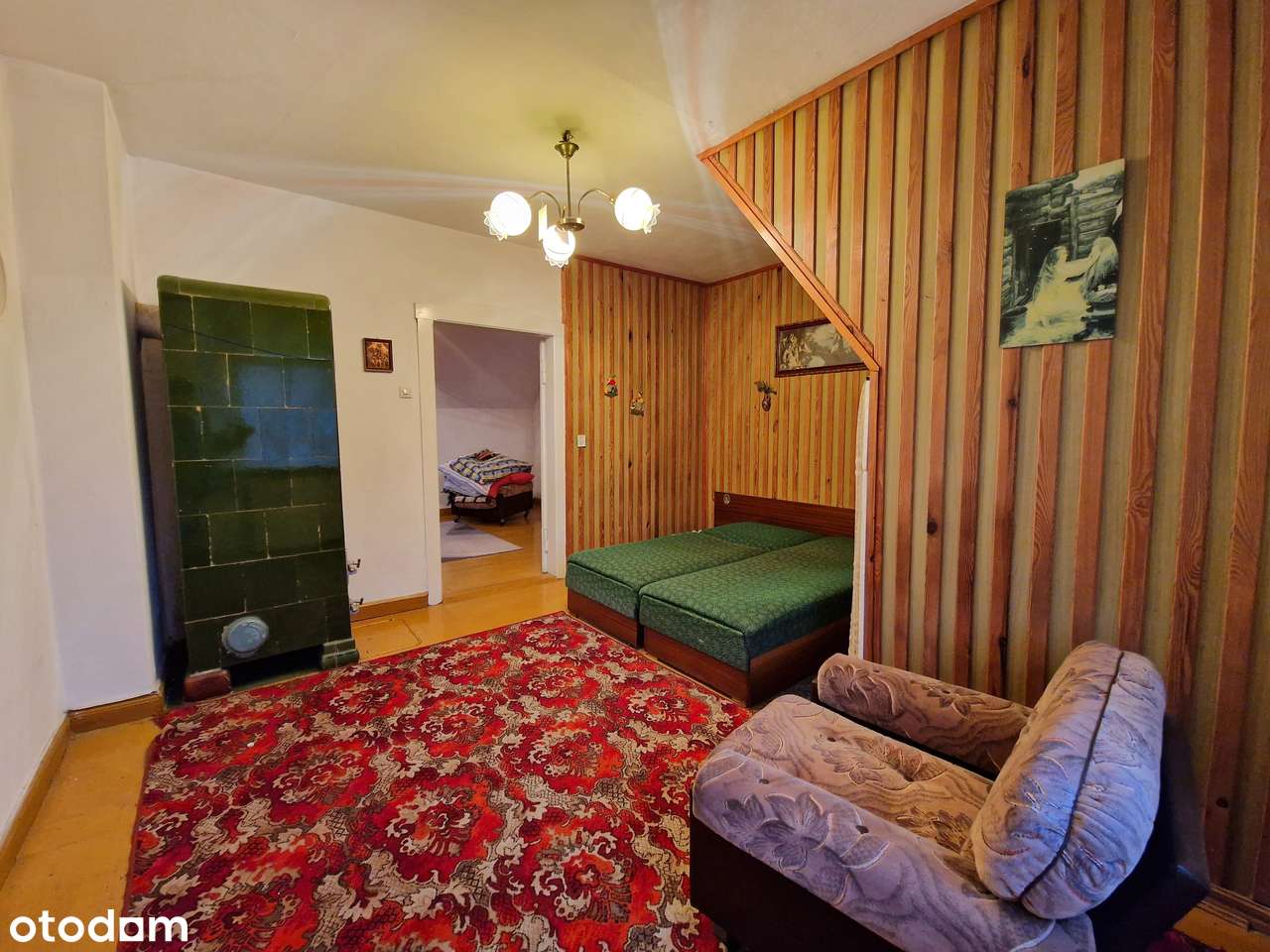 Dom z dużym ogrodem, 2 niezależne mieszkania, garaż i budynek gosp.-12