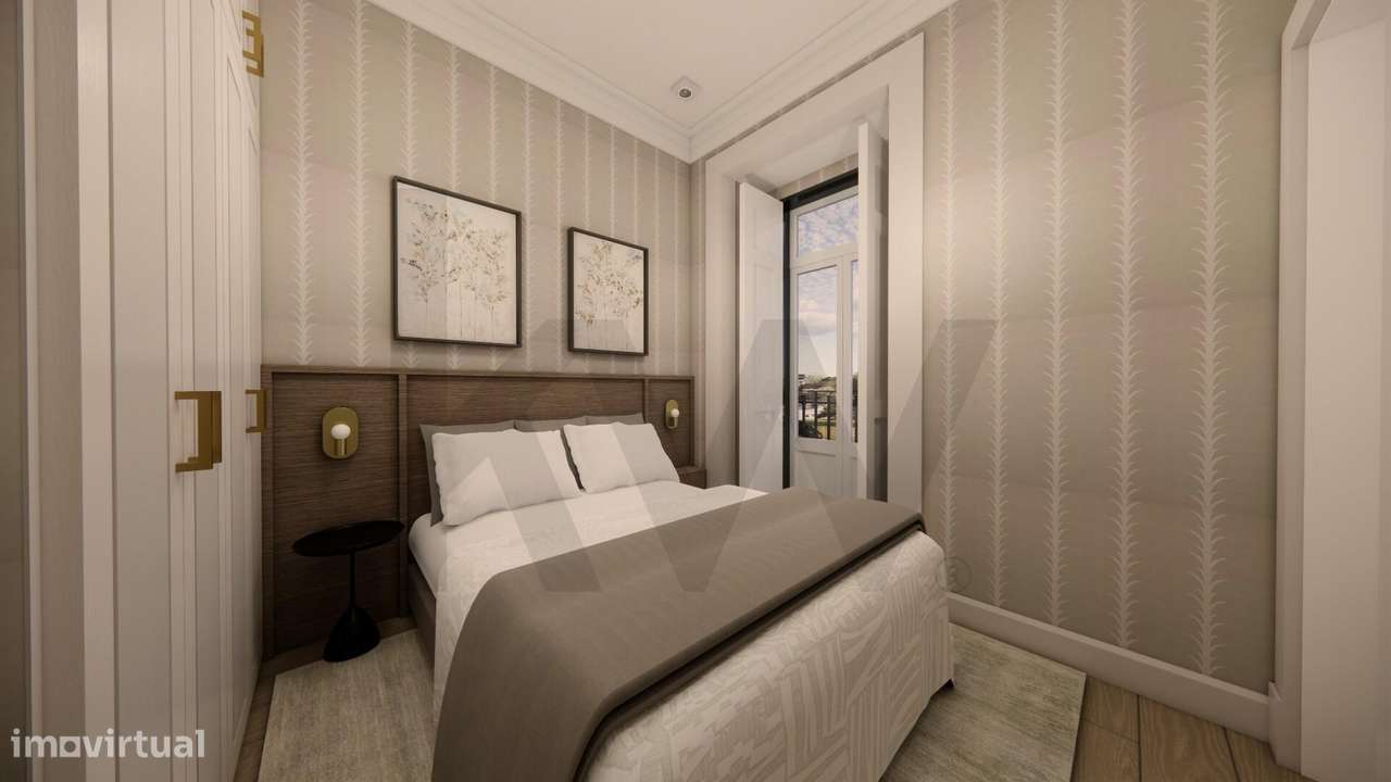Apartamento T1 com terraço e jardim na Estrela, Lisboa-8
