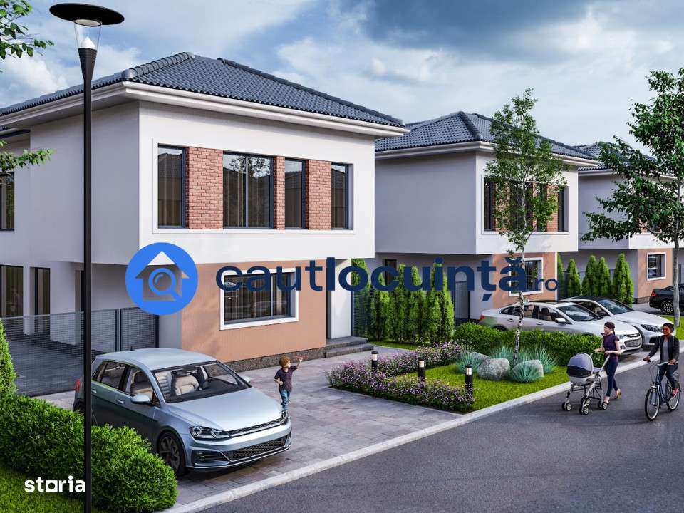 Vila De Vanzare | Moderna |  Incalzire in pardoseala | Curte Spatioasa - Imagine principală: 2/4