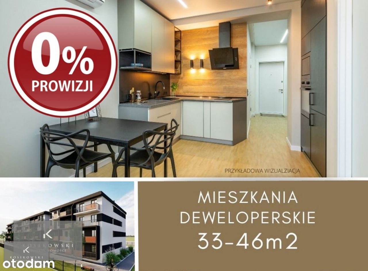 Mieszkanie 42m2 nowe budownictwo, Namysłów