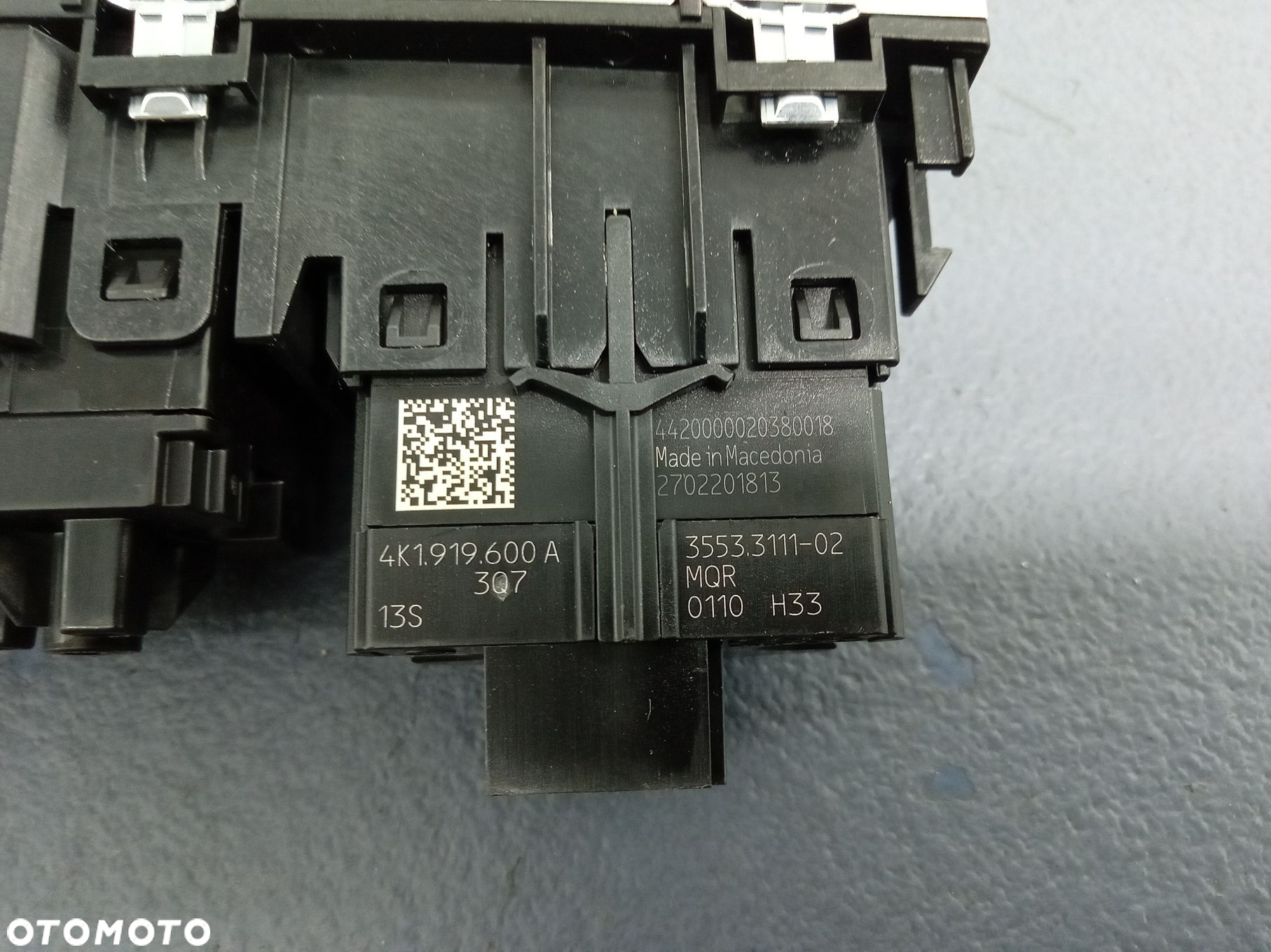 AUDI A6 C8 4K PRZEŁĄCZNIKI RADIO KAMERA 4N0959673 - 7