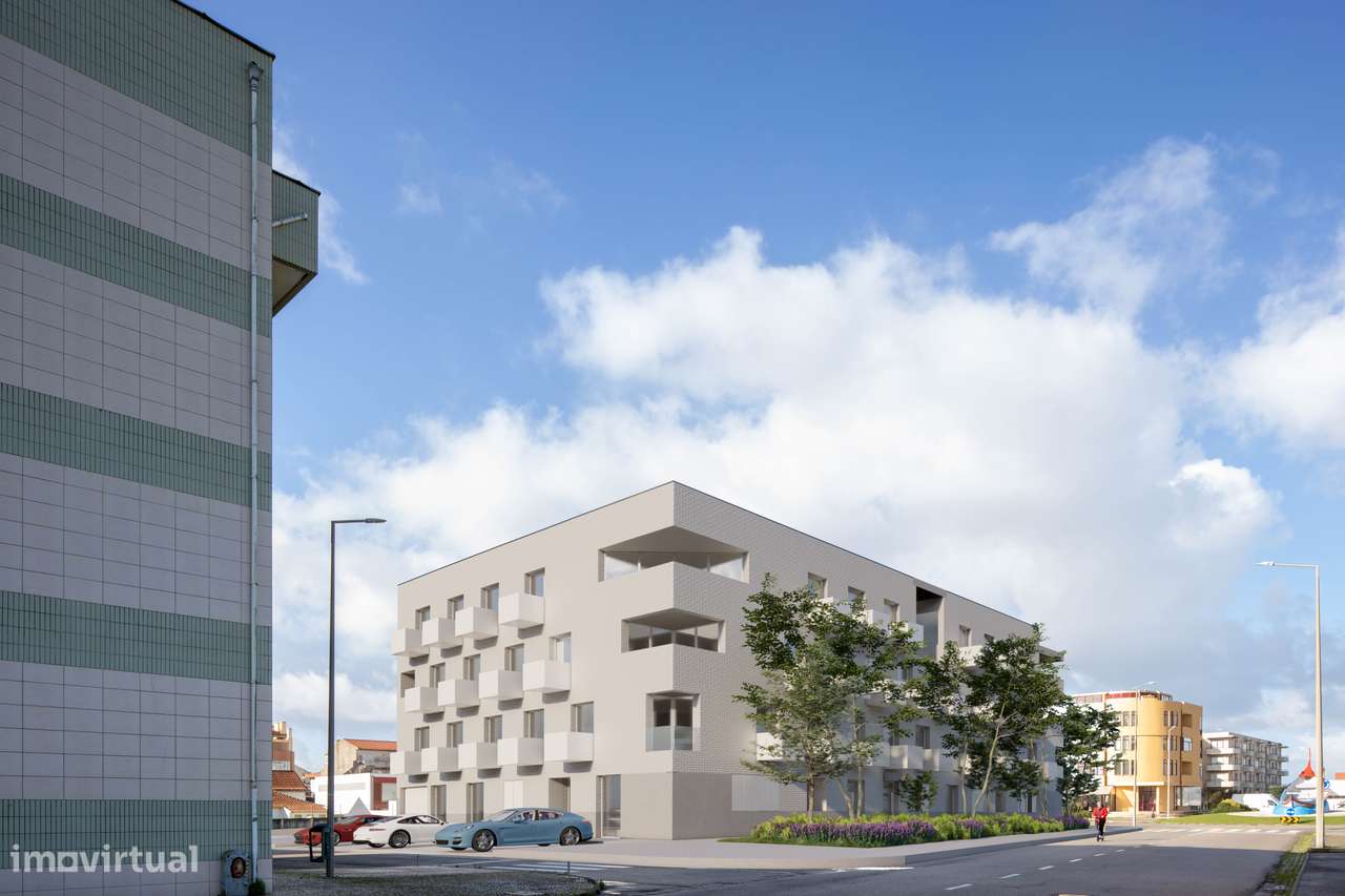 Apartamento T2 novo com piscina e garagem-27