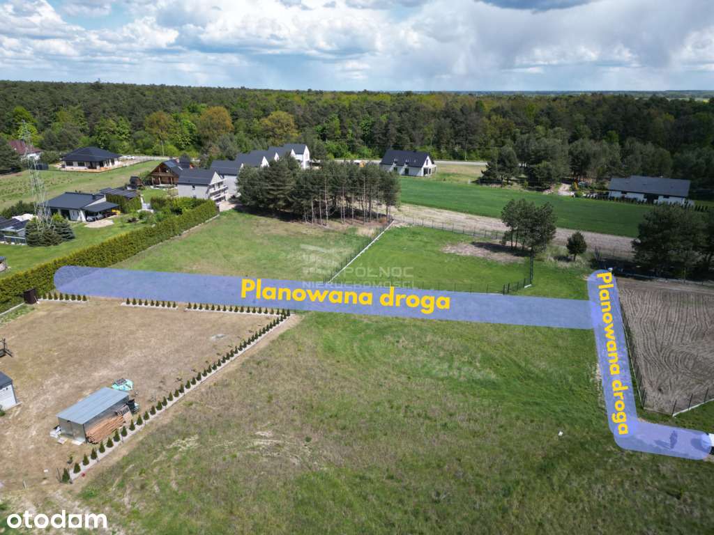 Działka budowlana w Pokrówce przy lesie - Pełny obrazek: 2/4