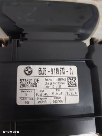 BMW E60 E61 MODUL ULTRADZWIEKOWY ALARM 9149673 - 3