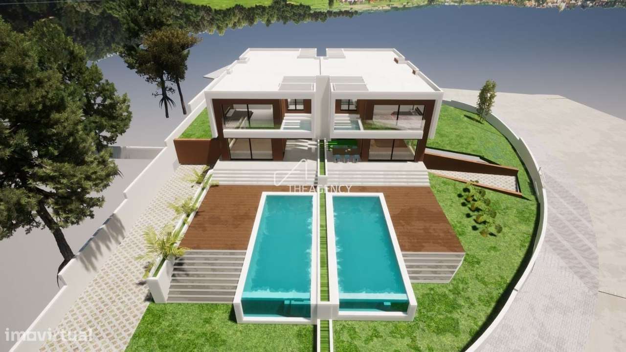 Terreno com Projecto Aprovado para Moradia de Luxo T4/T5 com Piscina - - Grande imagem: 3/23