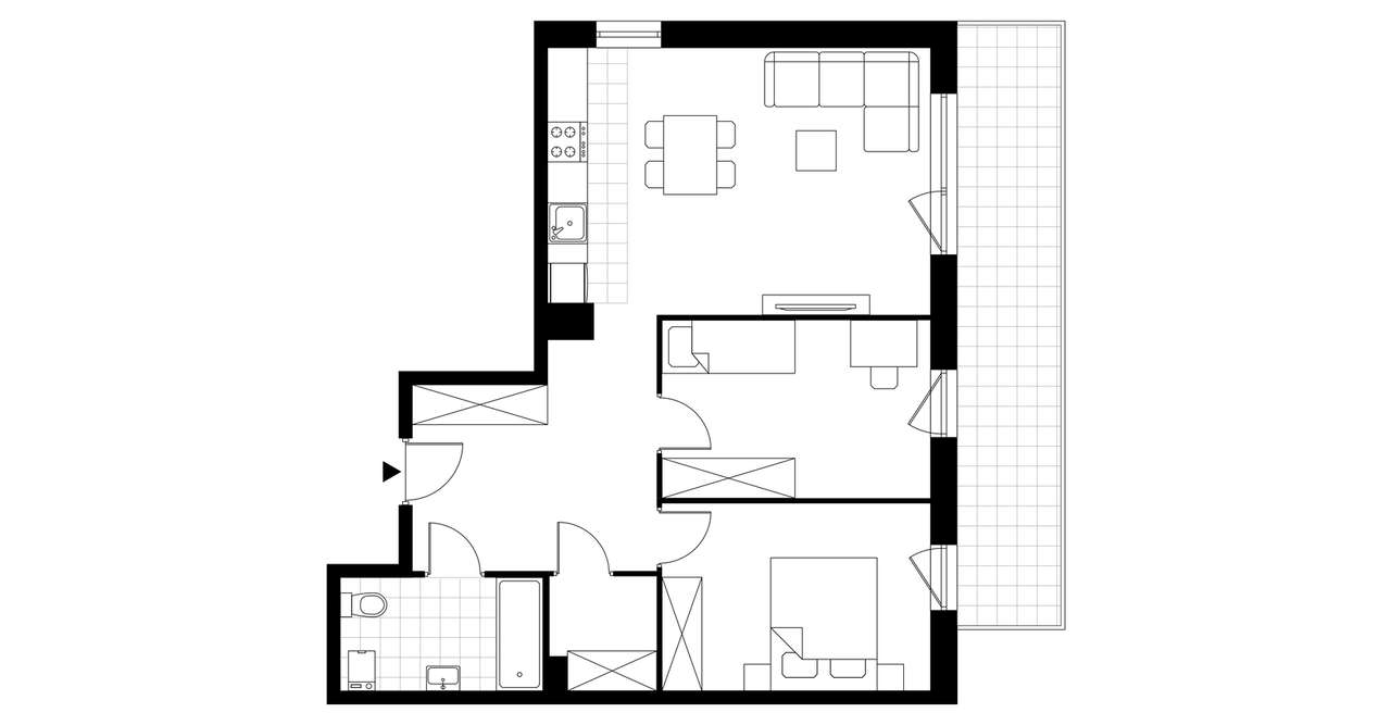 3-pokojowe mieszkanie 62m2 + balkon Bez Prowizji - Pełny obrazek: 4/9