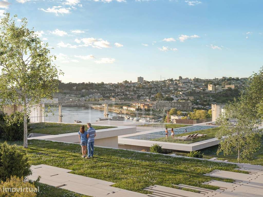 Apartamento T4 com jardim, em condomínio fechado, em Gondomar - Grande imagem: 2/56