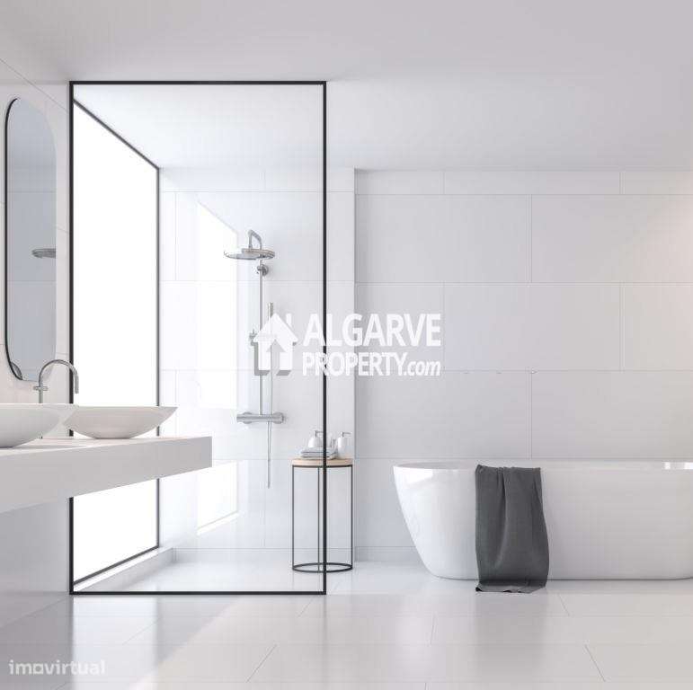 Apartamentos T3 em condomínio de arquitetura moderna com jardim perto-5