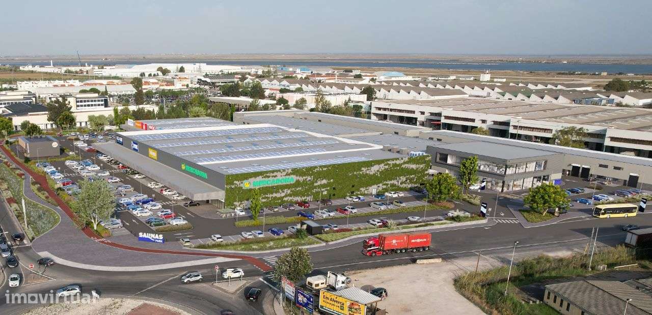 Alverca SALINAS PARK (MERCADONA) ARMAZs 300m2, 2 pisos, Fachadas Envid-7