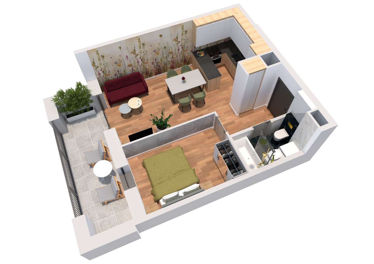 Dzikiej Gęsi 6 | mieszkanie 2-pok. | 40 - Pełny obrazek: 3/10