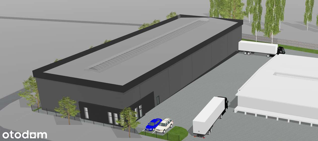 NOWA Hala do Wynajęcia Magazyn Produkcja Biuro - Pełny obrazek: 3/4