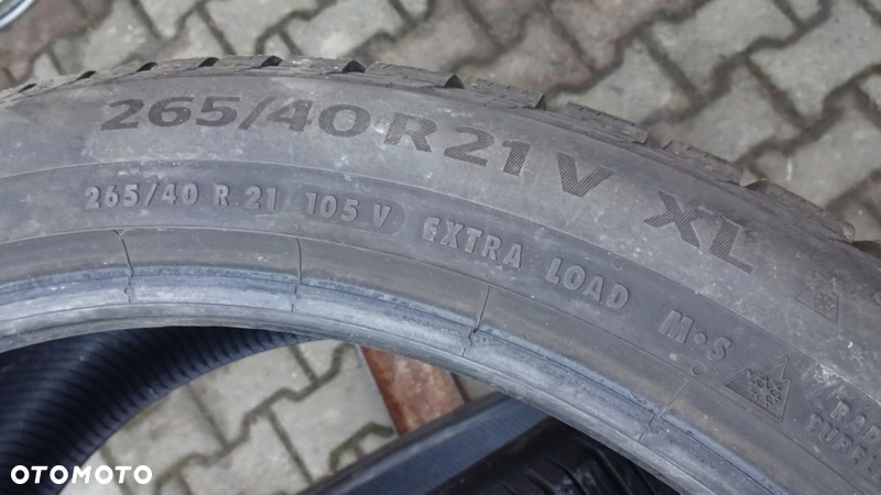 Opony zimowe 2szt 265/40R21 Continental TS 860 S - 8