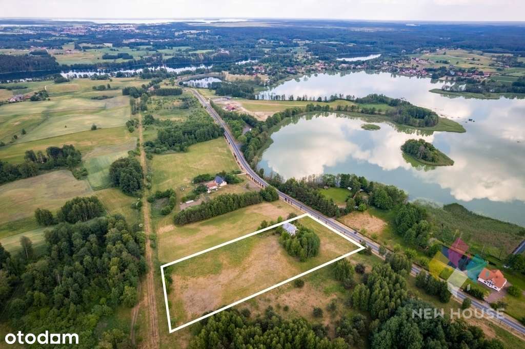 Mazury, widok na jezioro, 6 km do Mikołajek, 1,3ha - Pełny obrazek: 4/13