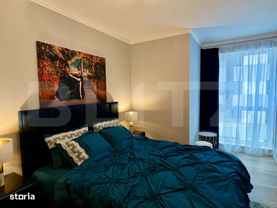 Apartament cu 2 camere, LUX, 40 mp, prima inchiriere, zona Valea Garba - Imagine principală: 2/11